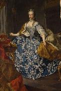 unknow artist Portrait of Maria Josepha of Bavaria Holy Roman Empress oil painting on canvas